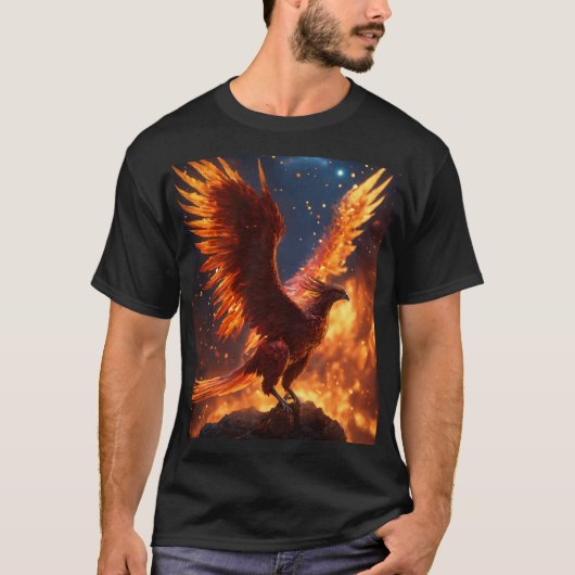 T-SHIRT EAGAL BLACK T SHIRT (Devant)