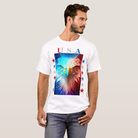 T-shirt Eagle américain (Devant entier)