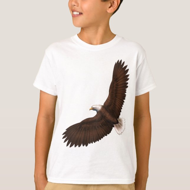 T-shirt Eagle chauve montant (Devant)