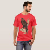 T-shirt Eagle coupé la queue par cale australienne. Oiseau (Devant entier)