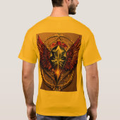 T-shirt Eagle de cristal : Esprit sauvage libéré (Dos)