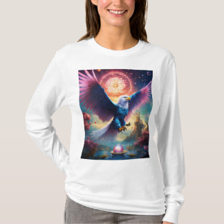 T-shirt Eagle en cristal - Emblème de la liberté e