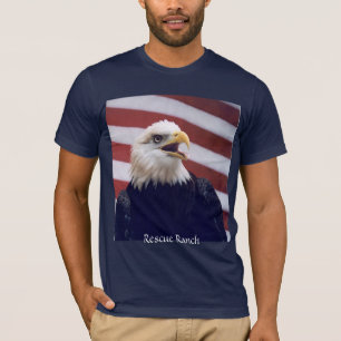 T-shirt Eagle et drapeau