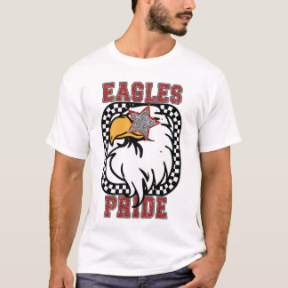 T-shirt Eagle Fierté Feaux Ventilateur Parties scintillant