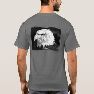 T-shirt Eagle Head Dark Grey Modèle moderne