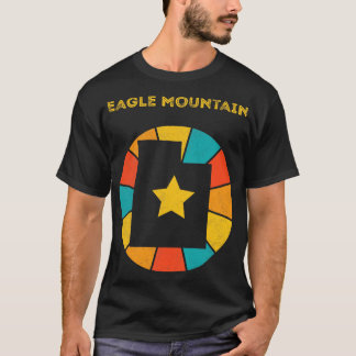 T-shirt Eagle Mountain Utah Souvenir Vintage désaffecté 1
