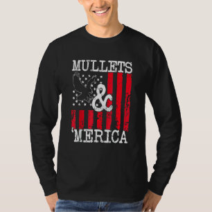 T-shirt Eagle Mullet 4 juillet Merica Drapeau américain fe