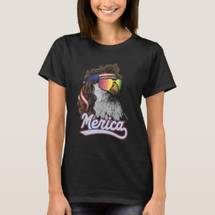 T-shirt Eagle Mullet Merica 4 juillet Usa Patriotic 15