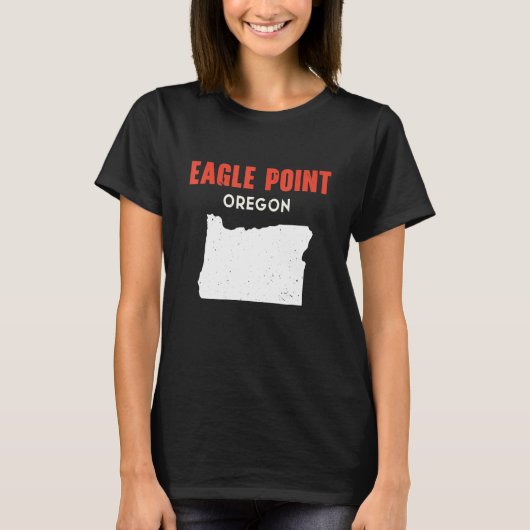 T-shirt Eagle Point Oregon USA State America Travel Oregon (Devant)