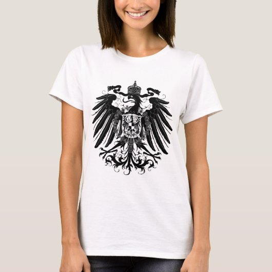 T-shirt Eagle prussien noir (Devant)
