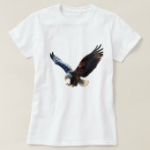 T-shirt Eagle t shirt on girl (Design devant)