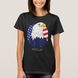 T-shirt Eagle Usa 4 juillet Patriotique American Graphisme