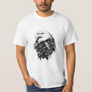 T-shirt Eagle Wild Animal Nature Illustration Art tatouage