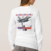 T-shirt Eagle's Freedom Flight blanc (Dos)