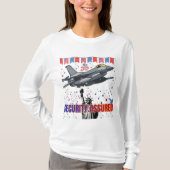T-shirt Eagle's Freedom Flight blanc (Devant)