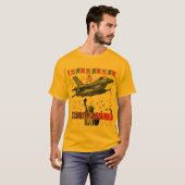 T-shirt Eagle's Freedom Flight or (Devant entier)