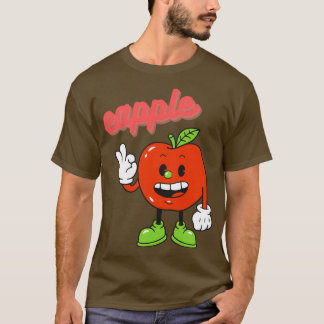 T-shirt Eapple Funny Apple cadeau Vintage 18