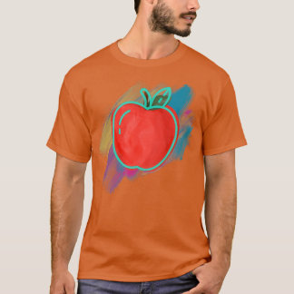 T-shirt Eapple Funny Apple Vintage cadeau 3