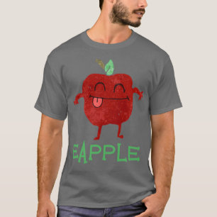 T-shirt Eappy Funny Red Apple Vintage Funny 2