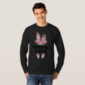 T-shirt Ear Bunny de Pâques enseignant Leopard substitut e (Devant entier)