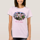 T-shirt Early Spring Blossoms Floral Personalized (Devant)