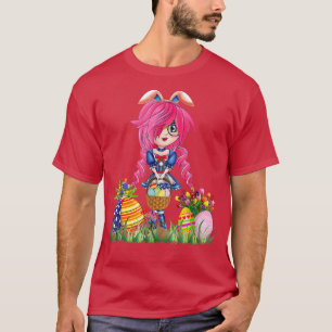T-shirt Ears Bunny de Pâques Anime japonais Merch mange ma