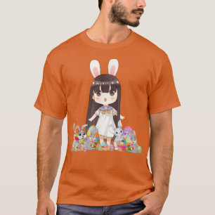 T-shirt Ears Bunny de Pâques Anime japonais Merch mange ma