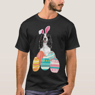 T-shirt Ears et oeufs lapins espagnols de Pâques Springer