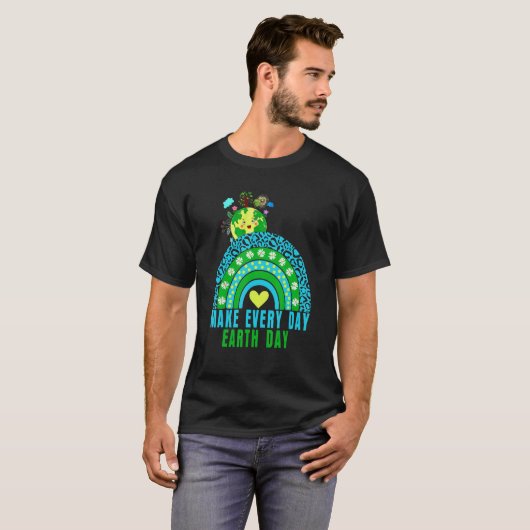 T-shirt Earth Day 2022 Make Every Day Earth Day Teacher Ki (Devant entier)