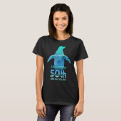 T-shirt Earth Day 50th Anniversary Penguin Silhouette (Devant entier)