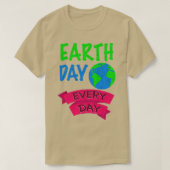 T-shirt Earth Day Every Day Motif lines Funny christmas gi (Design devant)