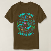 T-shirt Earth Day Everyday Earth Day Sea Fish Ocean Life (Design devant)