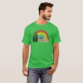 T-shirt Earth Day Everyday Rainbow Pine Tree Design (Devant entier)