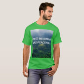 T-SHIRT EARTH DAY MESSAGE (Devant entier)