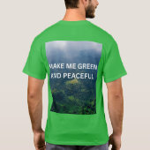 T-SHIRT EARTH DAY MESSAGE  (Dos)
