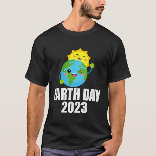 T-shirt Earth Day Tee Earth Day For Kids Students 2023 (Devant)
