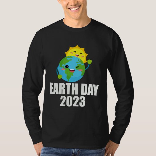 T-shirt Earth Day Tee Earth Day For Kids Students 2023 (Devant)