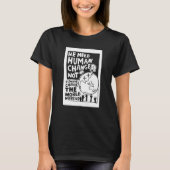T-shirt Earth Day we need human change not climate change (Devant)