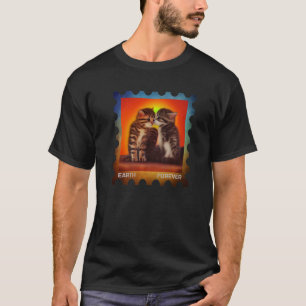 T-shirt EARTH FOREVER De l'environnement Protection Timbre