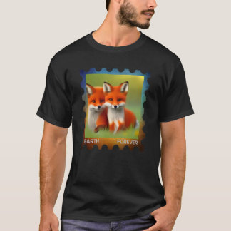 T-shirt EARTH FOREVER Timbre de Protection de l'Environnem