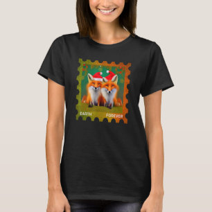 T-shirt EARTH FOVER De l'environnement Protection Timbre C
