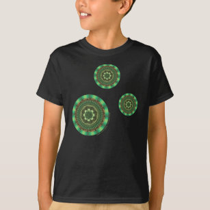 T-shirt Earth Mandala Kid's and Baby Dark Shirt
