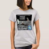 T-shirt Earth Rock sur Moon pour femmes