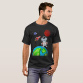 T-shirt Earth Space Australie Animal Rocket Astronaut Koal (Devant entier)
