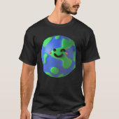 T-shirt Earth winking (Devant)