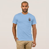 T-shirt EarthArXiv bleu clair T (Devant entier)