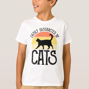 T-shirt Easily Distracted By Cats