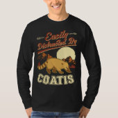 T-shirt Easily distracted by Coatis (Devant)