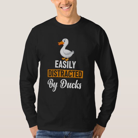 T-shirt easily distracted by ducks (Devant)