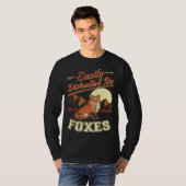 T-shirt Easily distracted by Foxes (Devant entier)